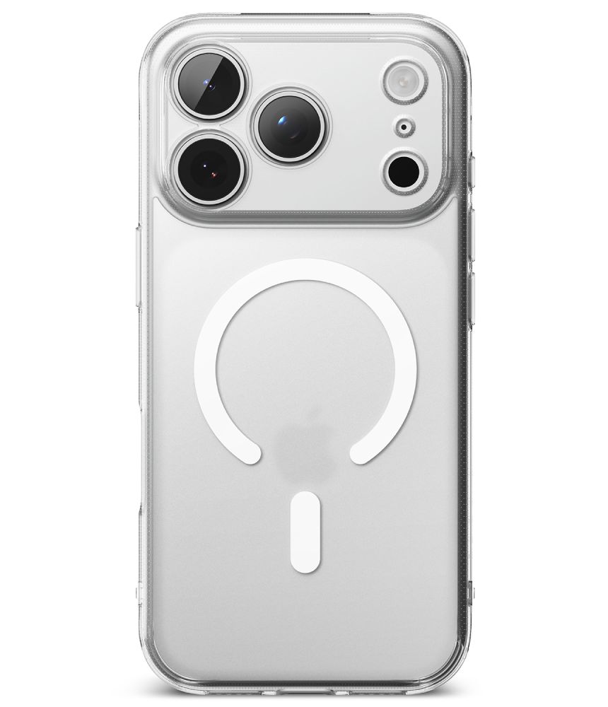 Ringke Fusion magnetisk MagSafe-etui til iPhone 18 Pro / 17 Pro – gennemsigtig, mat