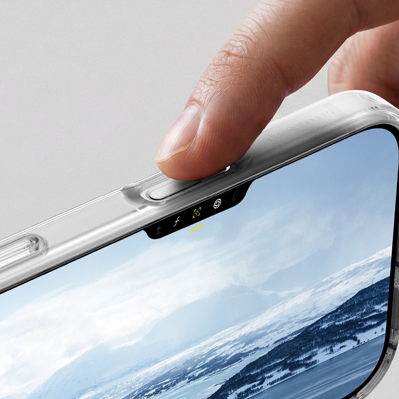 AmazingThing Minimal faldsikkert etui med 3 linser til iPhone 18 Pro Max – gennemsigtigt