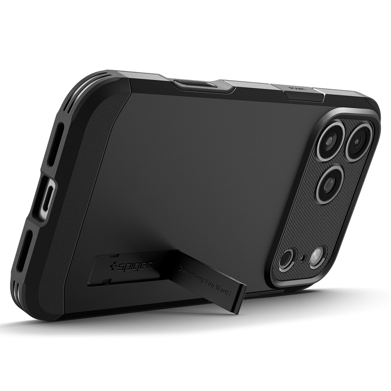 Spigen Tough Armor-etui til iPhone 18 Pro Max / 17 Pro Max – Sort