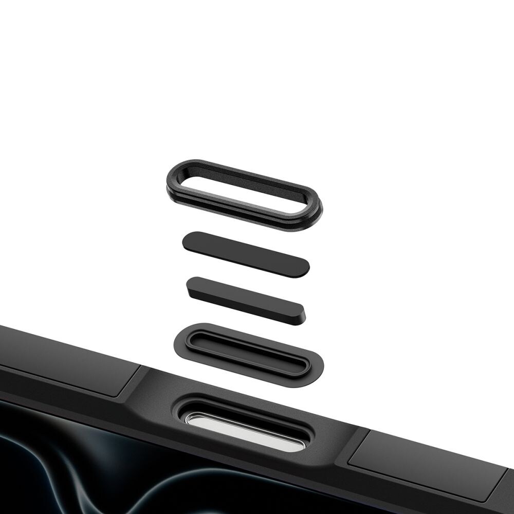 Spigen Tough Armor-etui til iPhone 18 Pro Max / 17 Pro Max – Sort