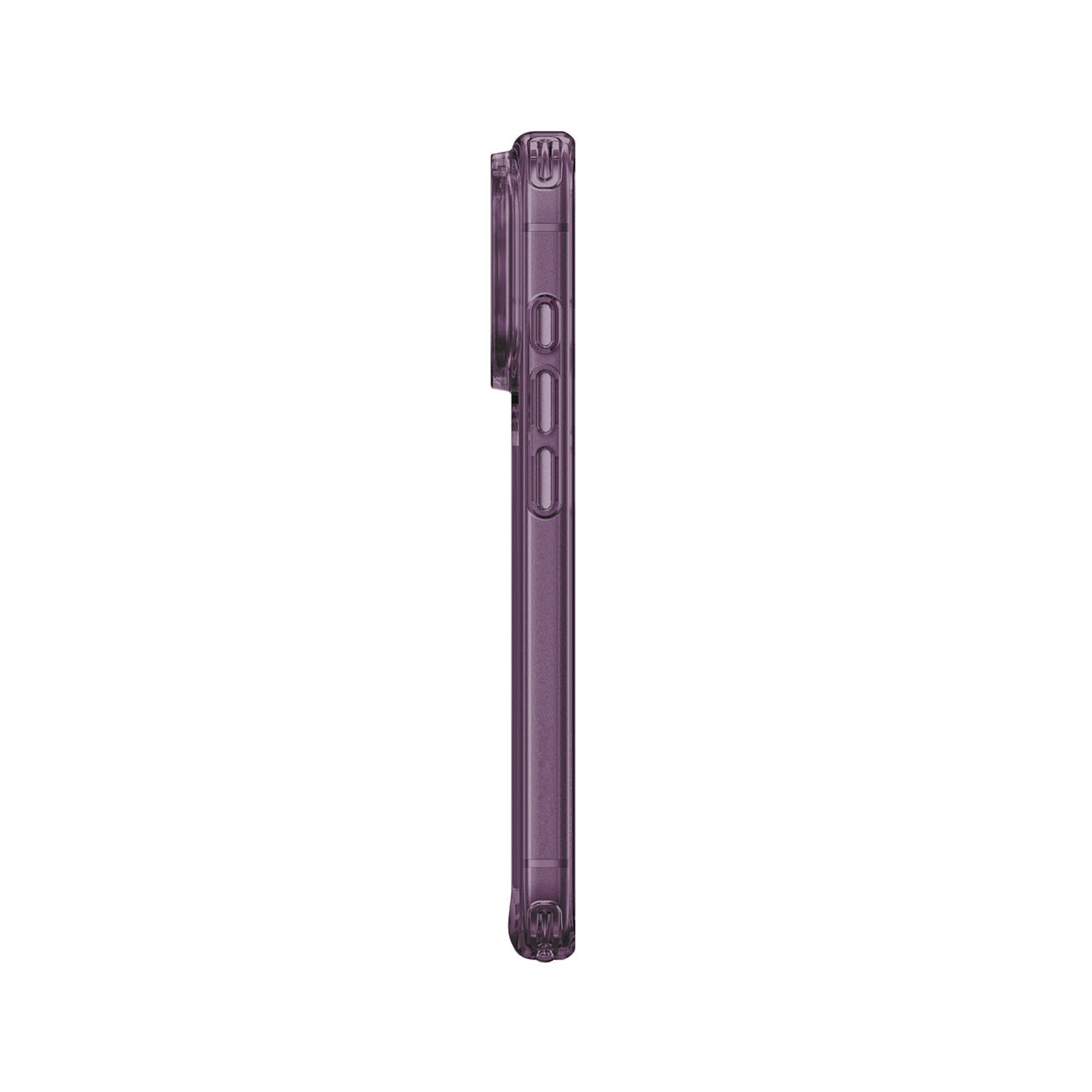 AmazingThing Minimal Mag Drop Proof-etui m. 3 linser til iPhone 18 Pro, snorfæste, MagSafe – Lilla