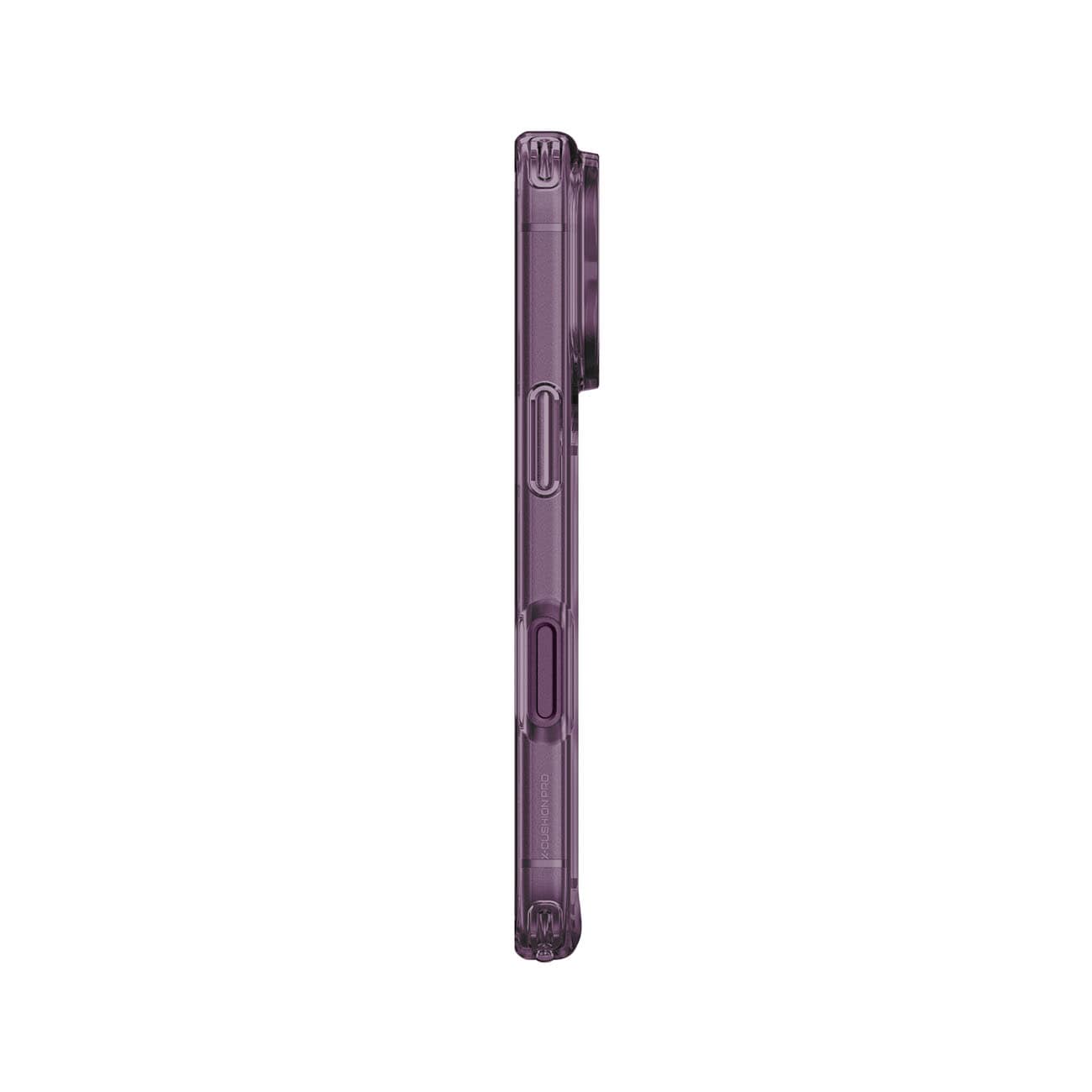 AmazingThing Minimal Mag Drop Proof-etui m. 3 linser til iPhone 18 Pro, snorfæste, MagSafe – Lilla