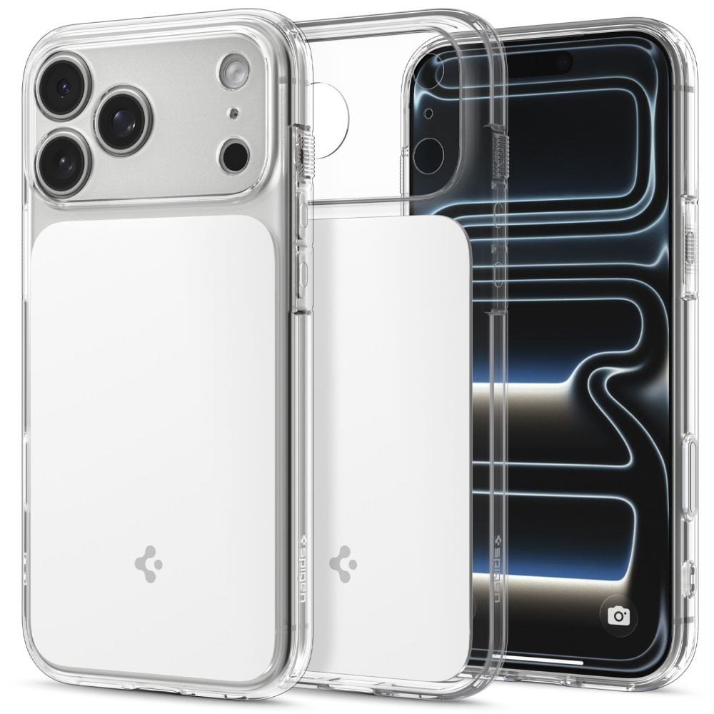 Spigen Ultra Hybrid MagSafe-fodral för iPhone 18 Pro Max / 17 Pro Max – Vitt