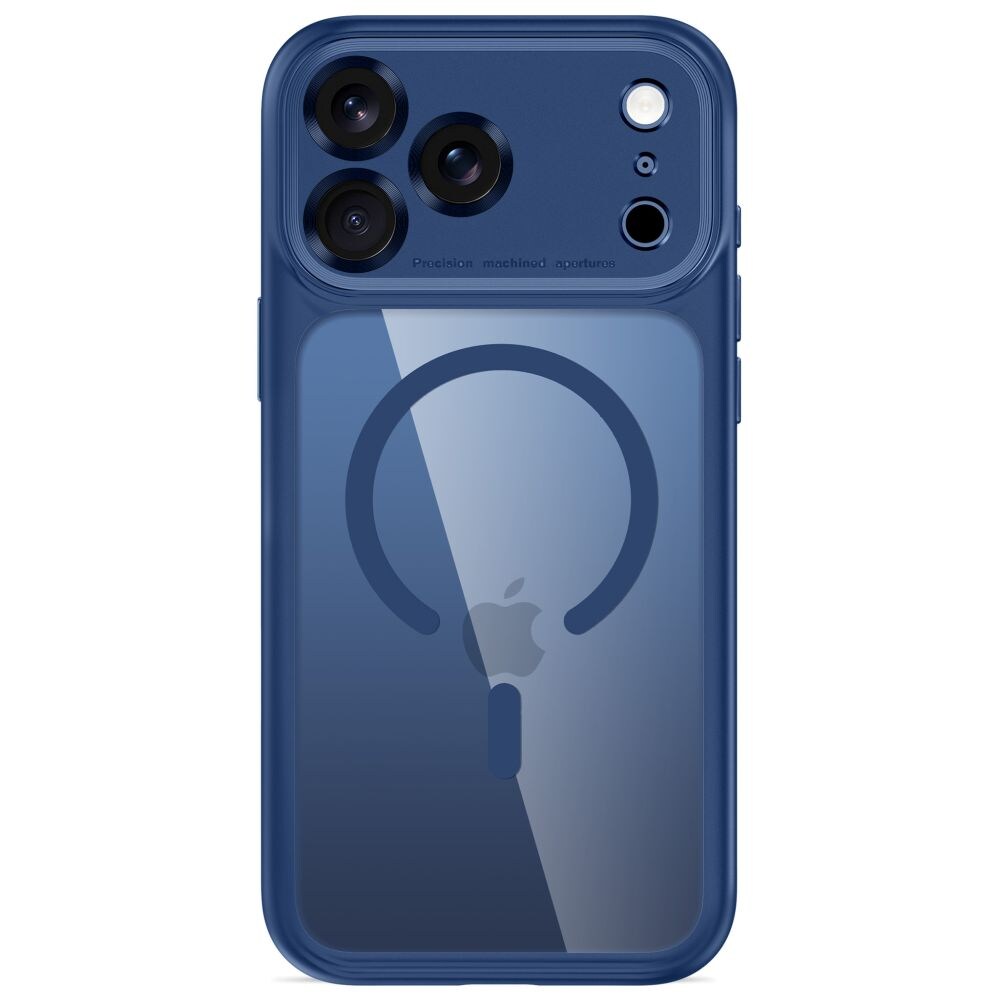 Tech-Protect MagPeak MagSafe CC-etui til iPhone 18 Pro Max / 17 Pro Max – Klar marineblå