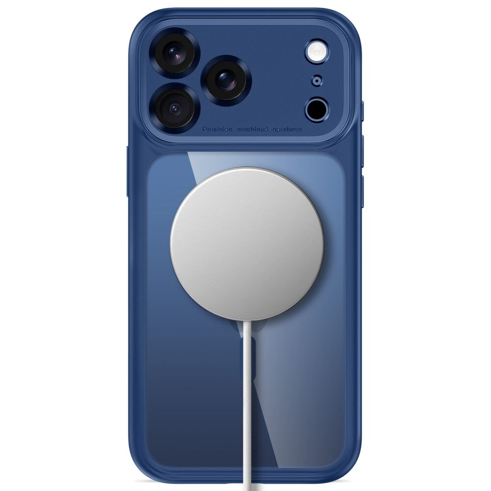 Tech-Protect MagPeak MagSafe CC-etui til iPhone 18 Pro Max / 17 Pro Max – Klar marineblå