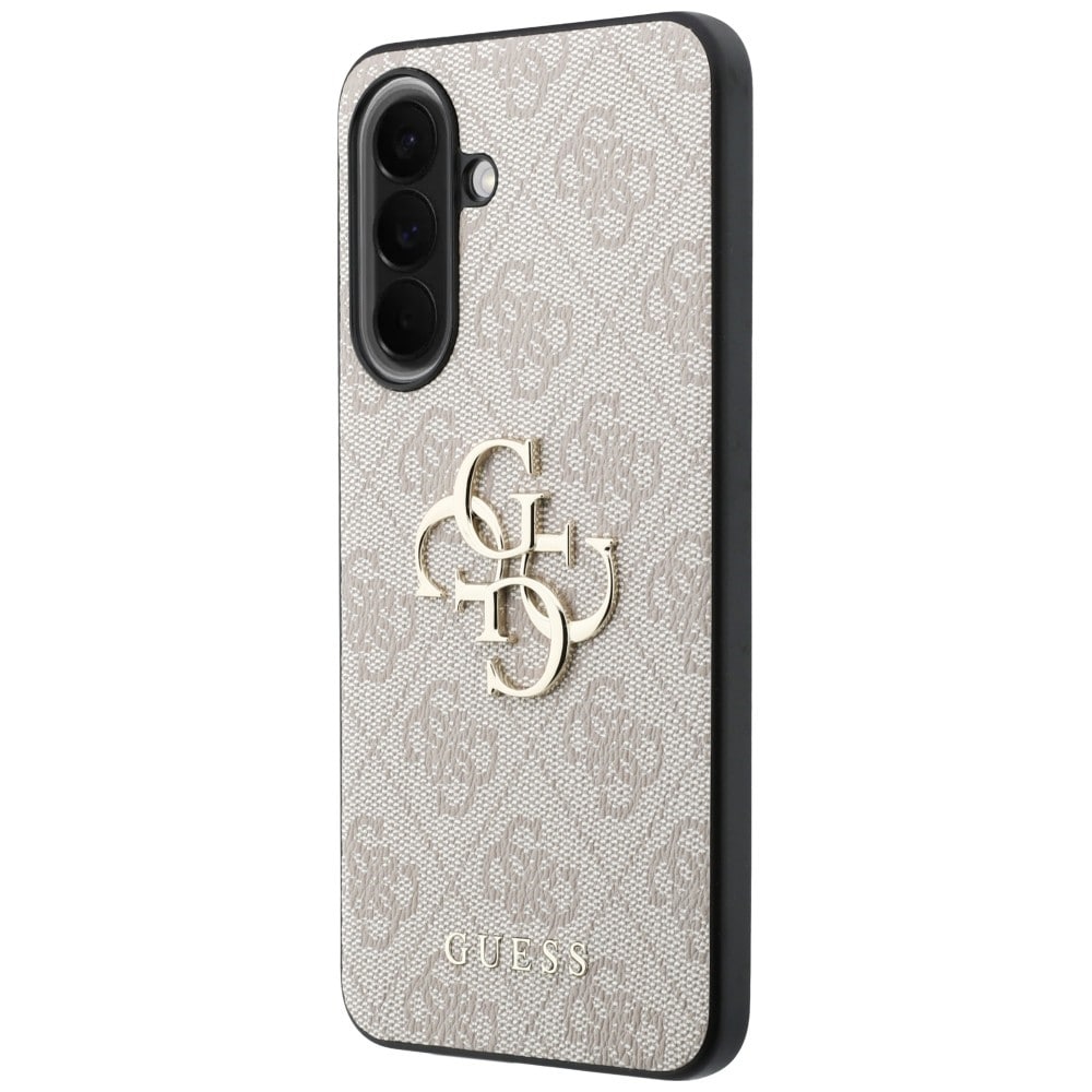 Guess læderetui med 4G-metal-logo til Samsung Galaxy A57 5G – lyserød