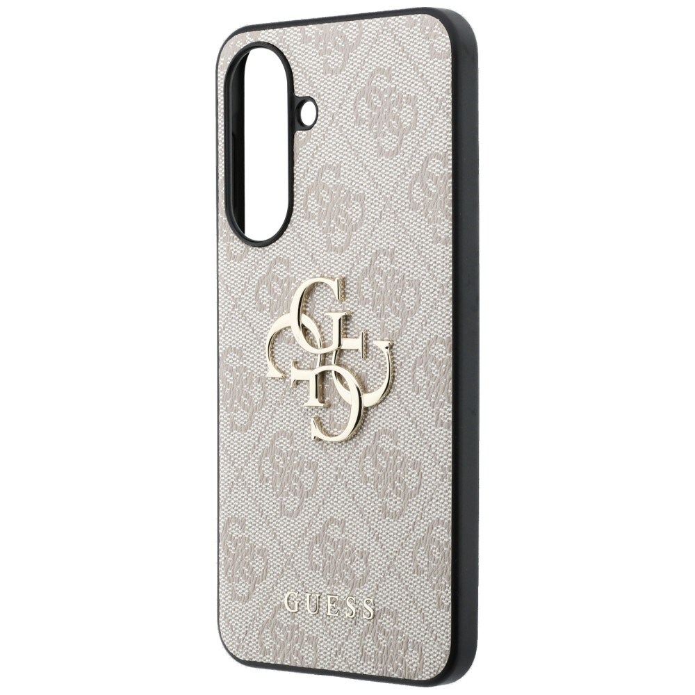 Guess læderetui med 4G-metal-logo til Samsung Galaxy A57 5G – lyserød
