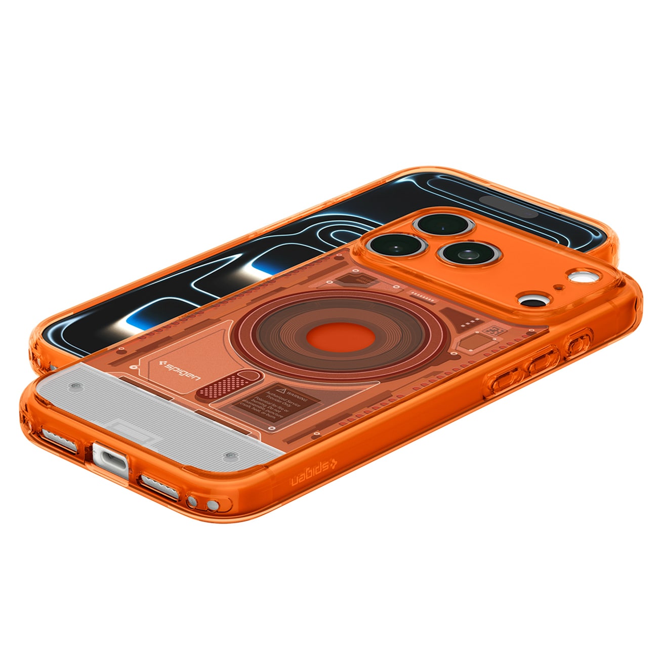 Spigen Ultra Hybrid MagSafe-etui til iPhone 18 Pro / 17 Pro – Orange
