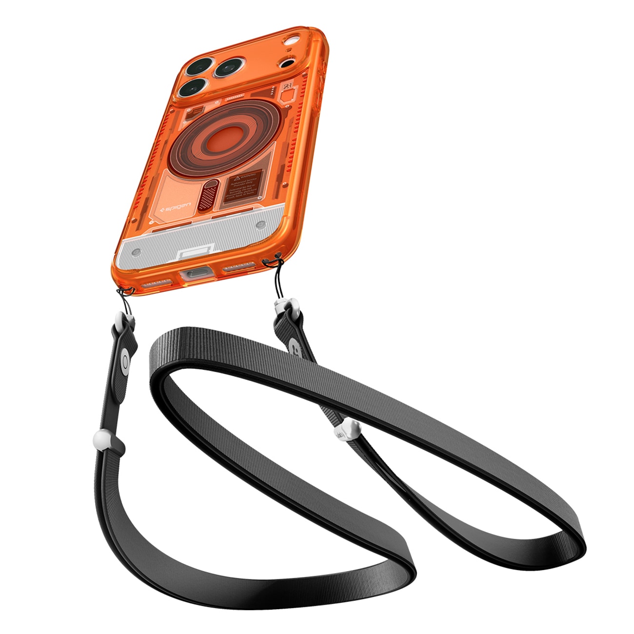 Spigen Ultra Hybrid MagSafe-etui til iPhone 18 Pro / 17 Pro – Orange