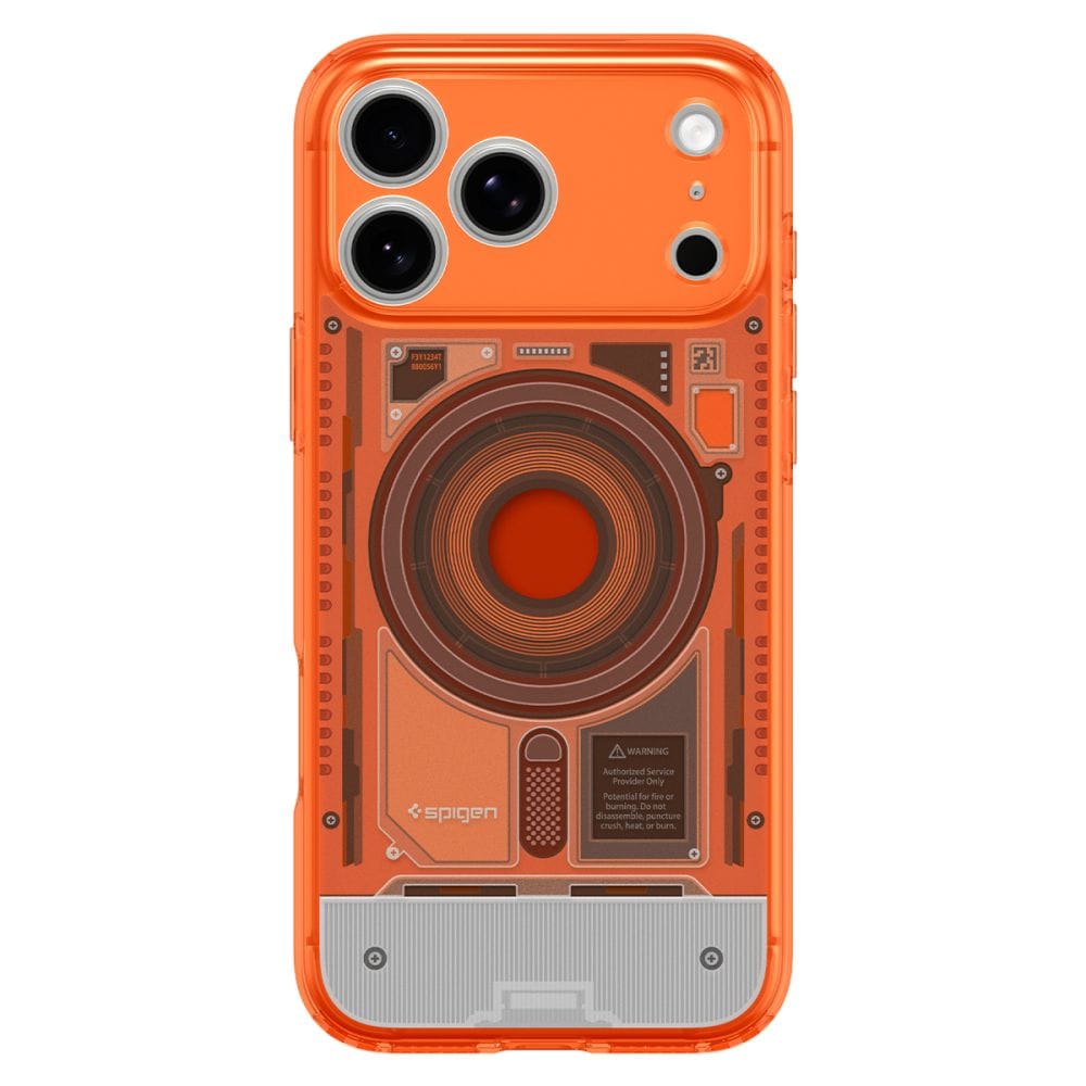 Spigen Ultra Hybrid MagSafe-etui til iPhone 18 Pro / 17 Pro – Orange