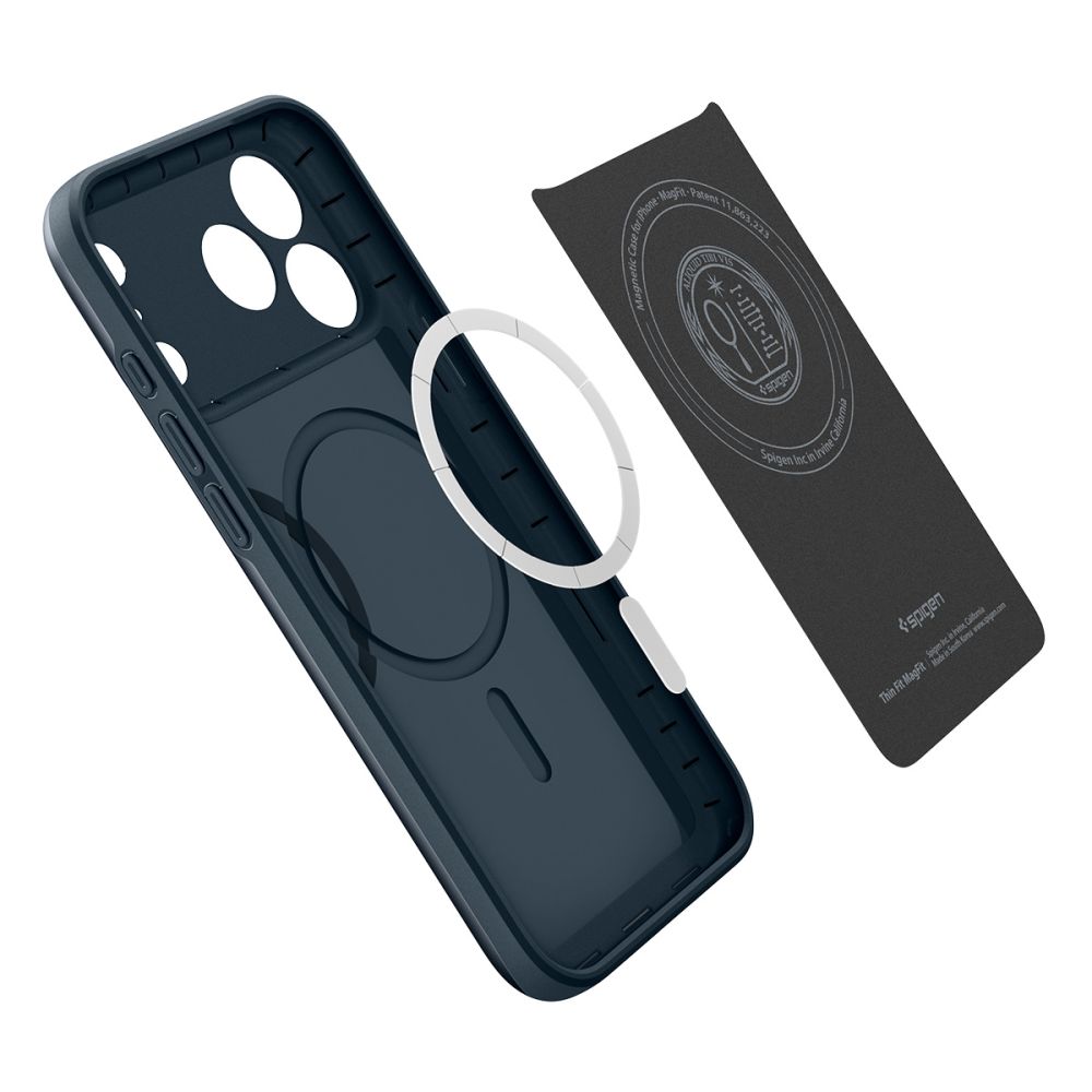 Spigen Thin Fit MagSafe-etui til iPhone 18 Pro Max / 17 Pro Max – Grå