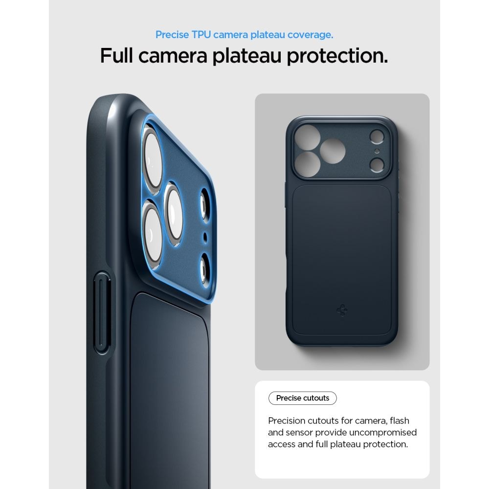 Spigen Thin Fit MagSafe-etui til iPhone 18 Pro Max / 17 Pro Max – Grå