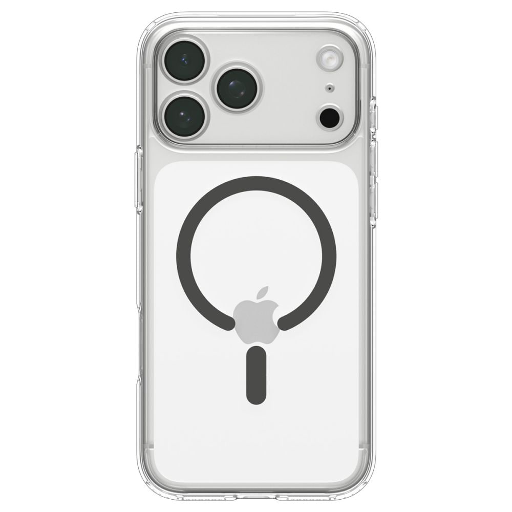 Spigen Ultra Hybrid MagSafe-etui til iPhone 18 Pro Max / 17 Pro Max – Clear Graphite
