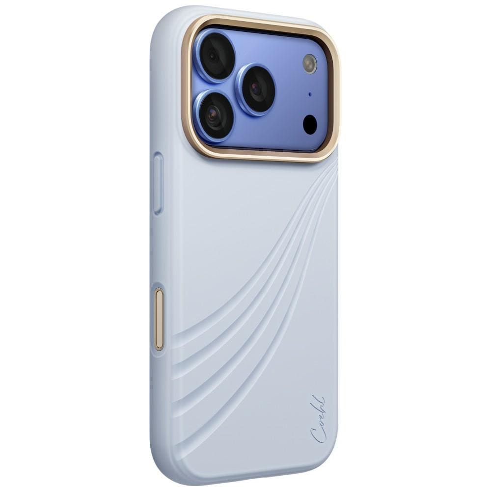 Uniq Coehl Serina magnetiskt laddningsfodral för iPhone 18 Pro / 17 Pro – Blå