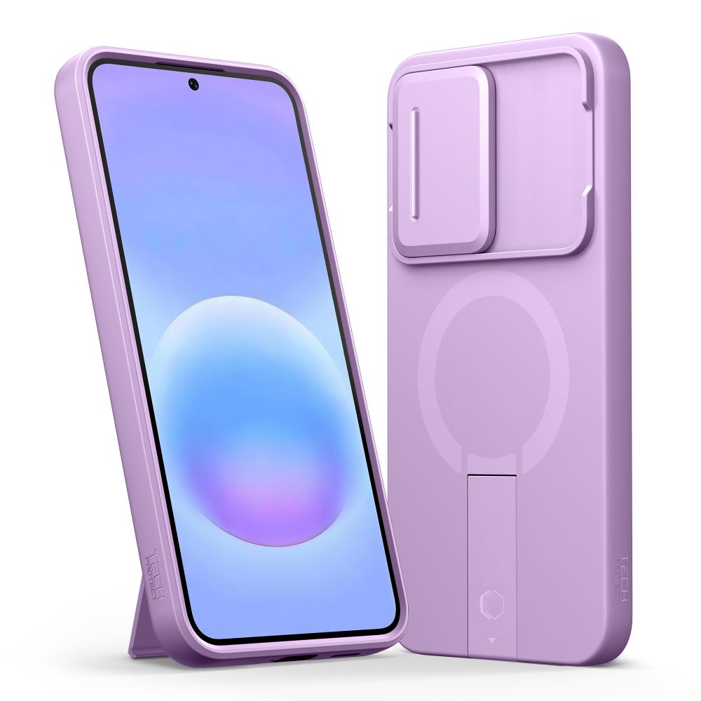 Tech-Protect Kevlar Aura MagSafe-fodral för Samsung Galaxy A57 – Lila