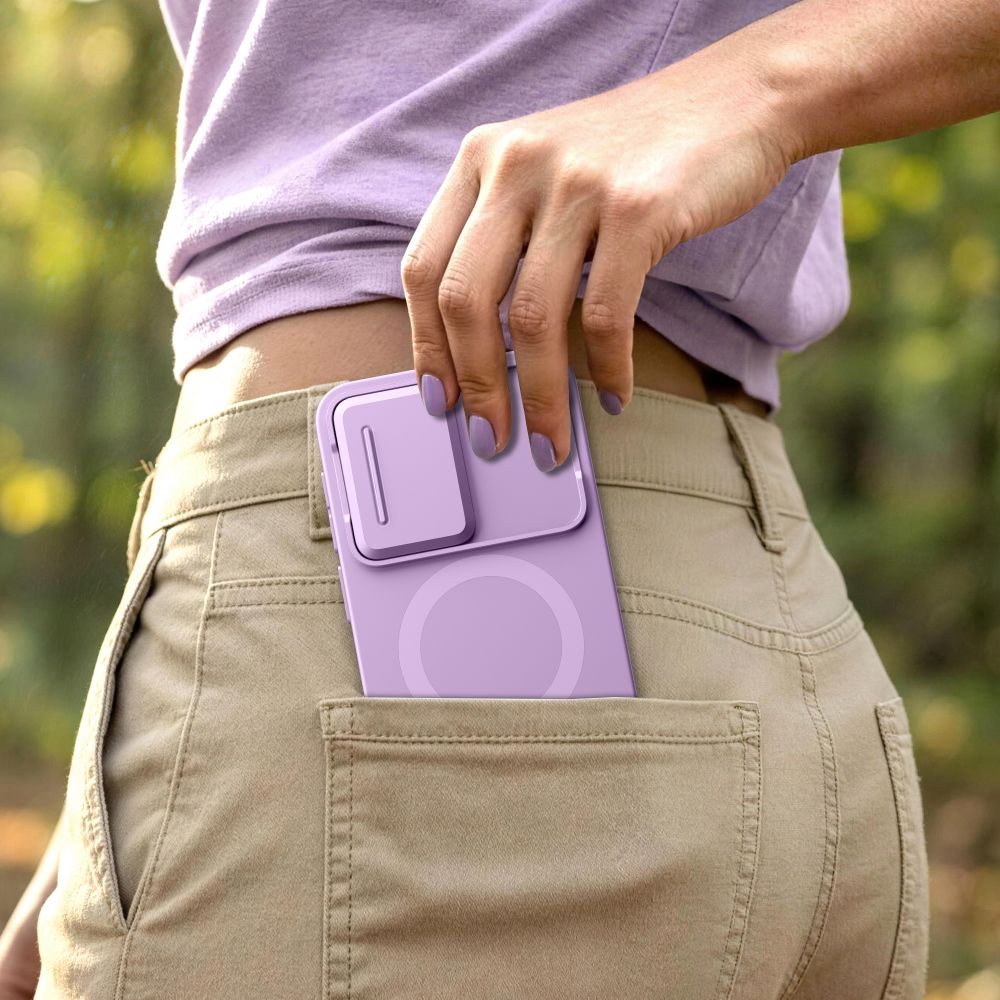 Tech-Protect Kevlar Aura MagSafe-fodral för Samsung Galaxy A57 – Lila