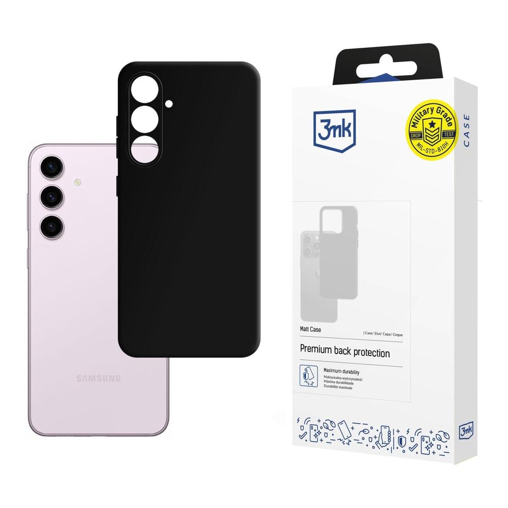 3mk matt skal till Samsung Galaxy S24+ – Svart