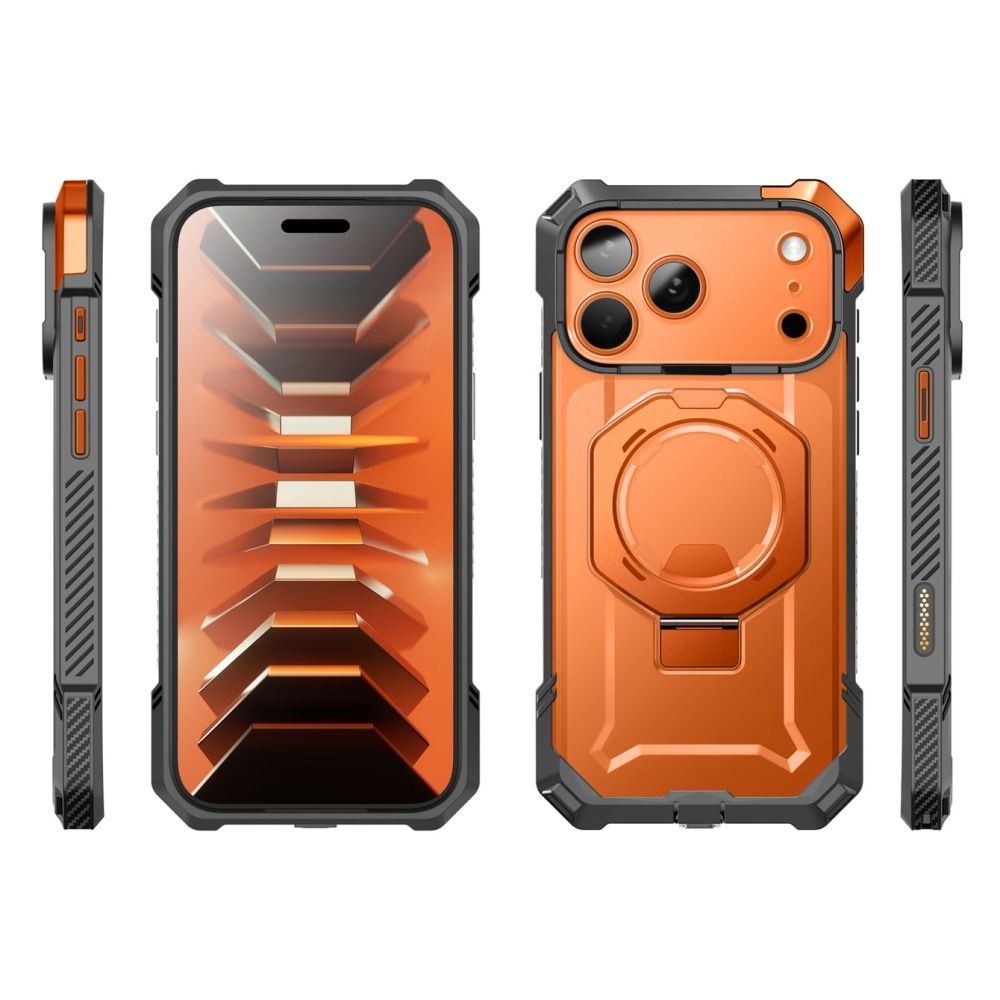 Supcase UB Grip Mag MagSafe-etui til iPhone 18 Pro / 17 Pro – Orange