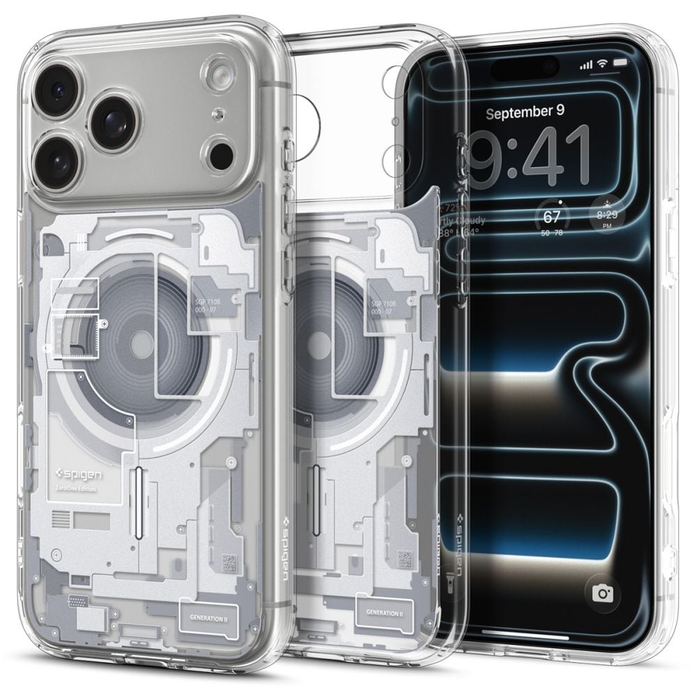 Spigen Ultra Hybrid MagSafe Zero One-fodral för iPhone 18 Pro Max / 17 Pro Max – Vit