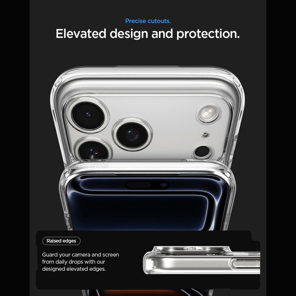 Spigen Ultra Hybrid MagSafe Zero One-etui til iPhone 18 Pro Max / 17 Pro Max – hvid