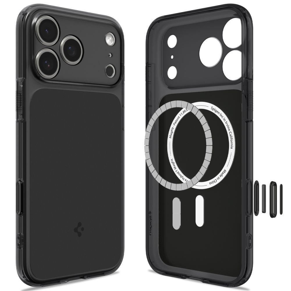 Spigen Ultra Hybrid MagSafe-etui til iPhone 18 Pro / 17 Pro – mat sort