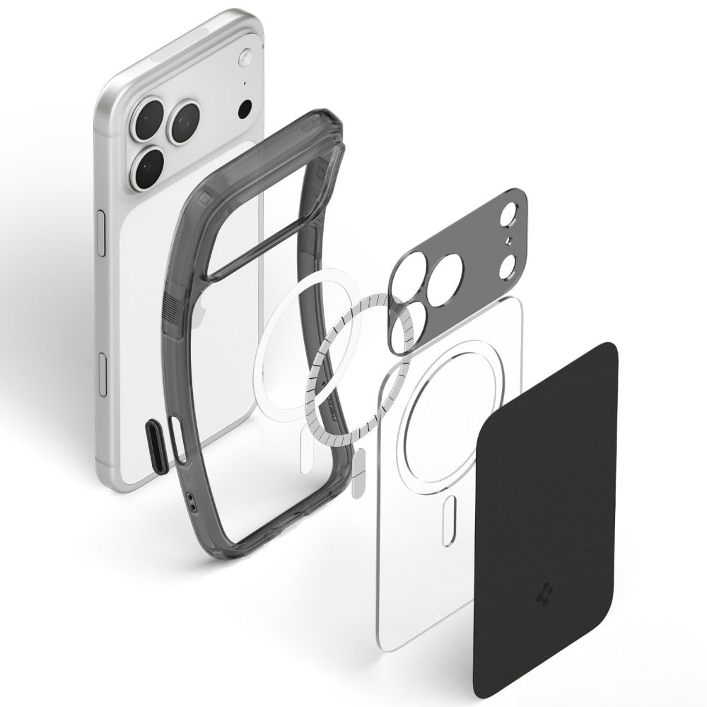 Spigen Ultra Hybrid MagSafe-etui til iPhone 18 Pro / 17 Pro – mat sort