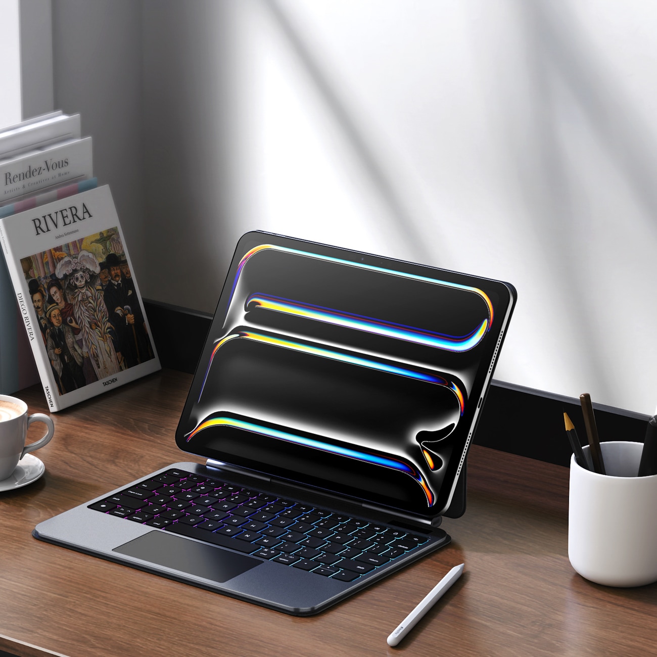 Dux Ducis (MK-serien) tastaturtaske til iPad Pro 11" (2024) – Sort