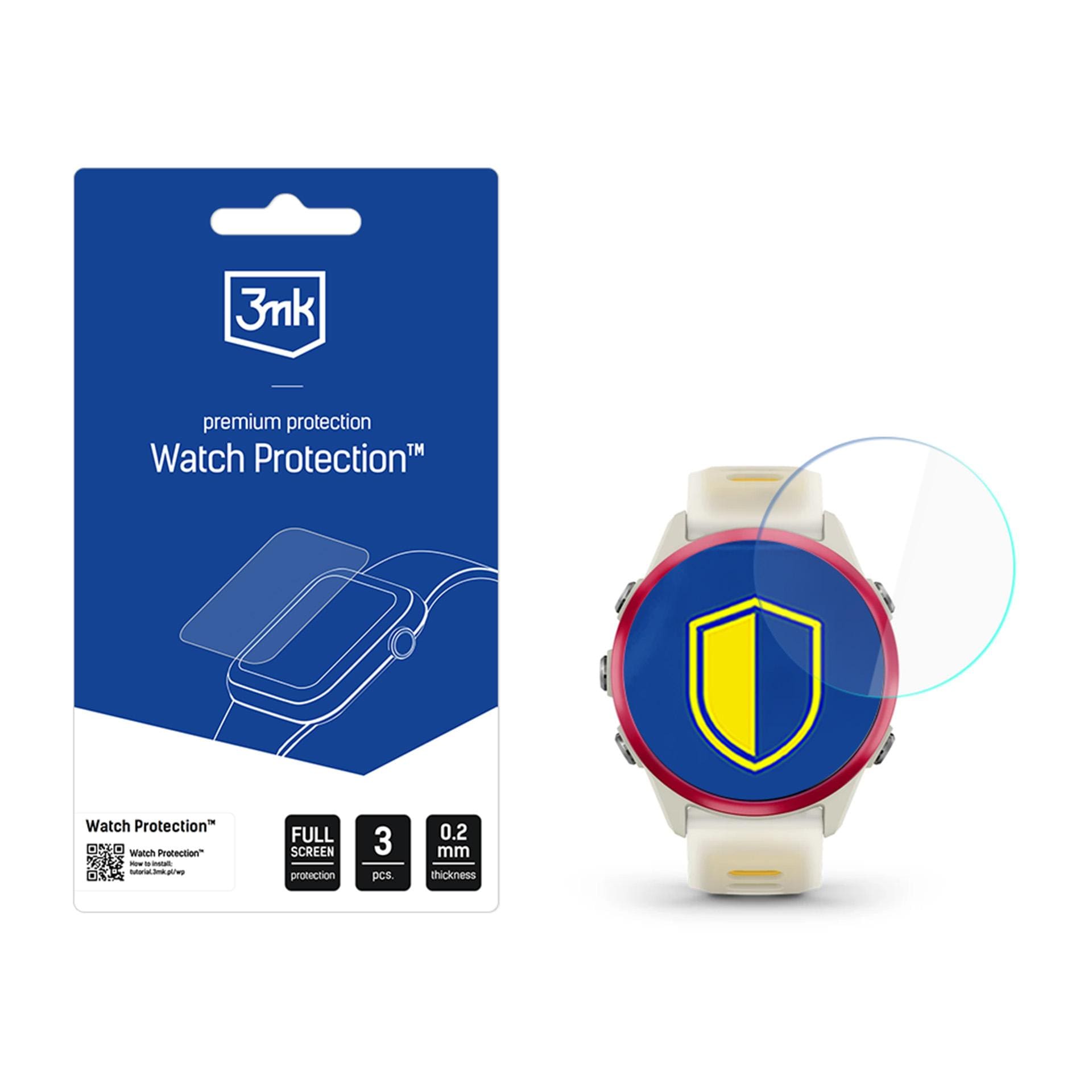3mk Watch Protection ARC skärmskydd för Garmin Forerunner 570 (42 mm)