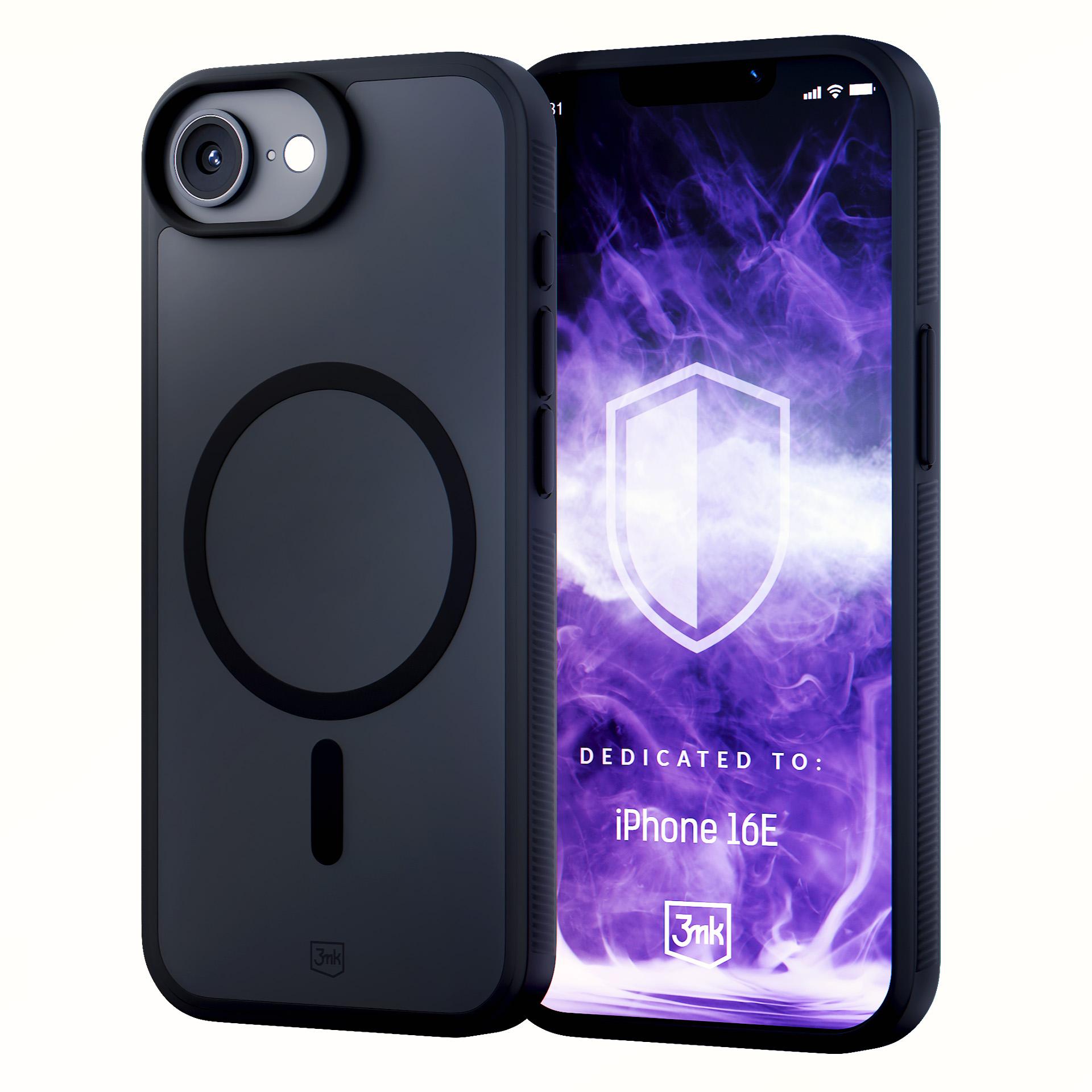 3mk Smoke MagCase för Apple iPhone SE4/16E – Matt svart