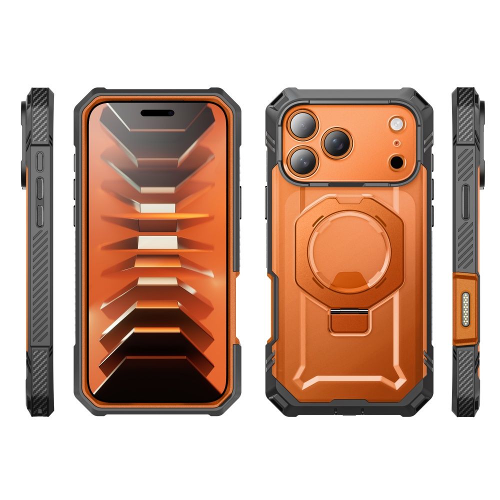 Supcase Grip Pro Mag MagSafe-etui til iPhone 18 Pro / 17 Pro – Orange