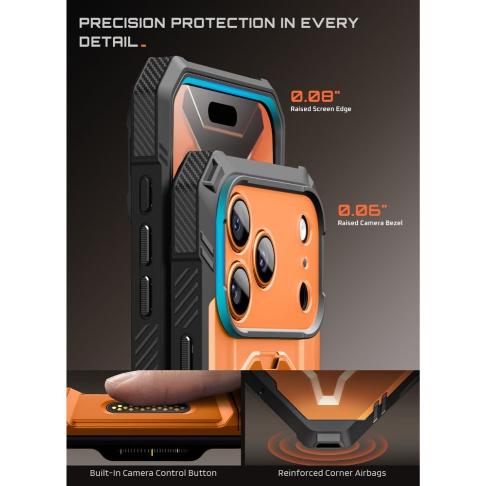 Supcase Grip Pro Mag MagSafe-etui til iPhone 18 Pro Max / 17 Pro Max – Orange
