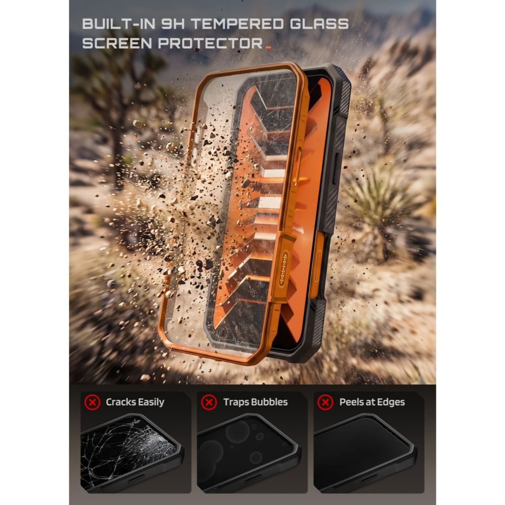 Supcase Grip Pro Mag MagSafe-etui til iPhone 18 Pro Max / 17 Pro Max – Orange