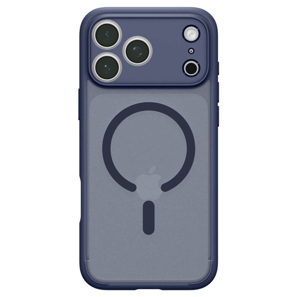 Spigen Ultra Hybrid MagSafe-etui til iPhone 18 Pro Max / 17 Pro Max – mørkeblå