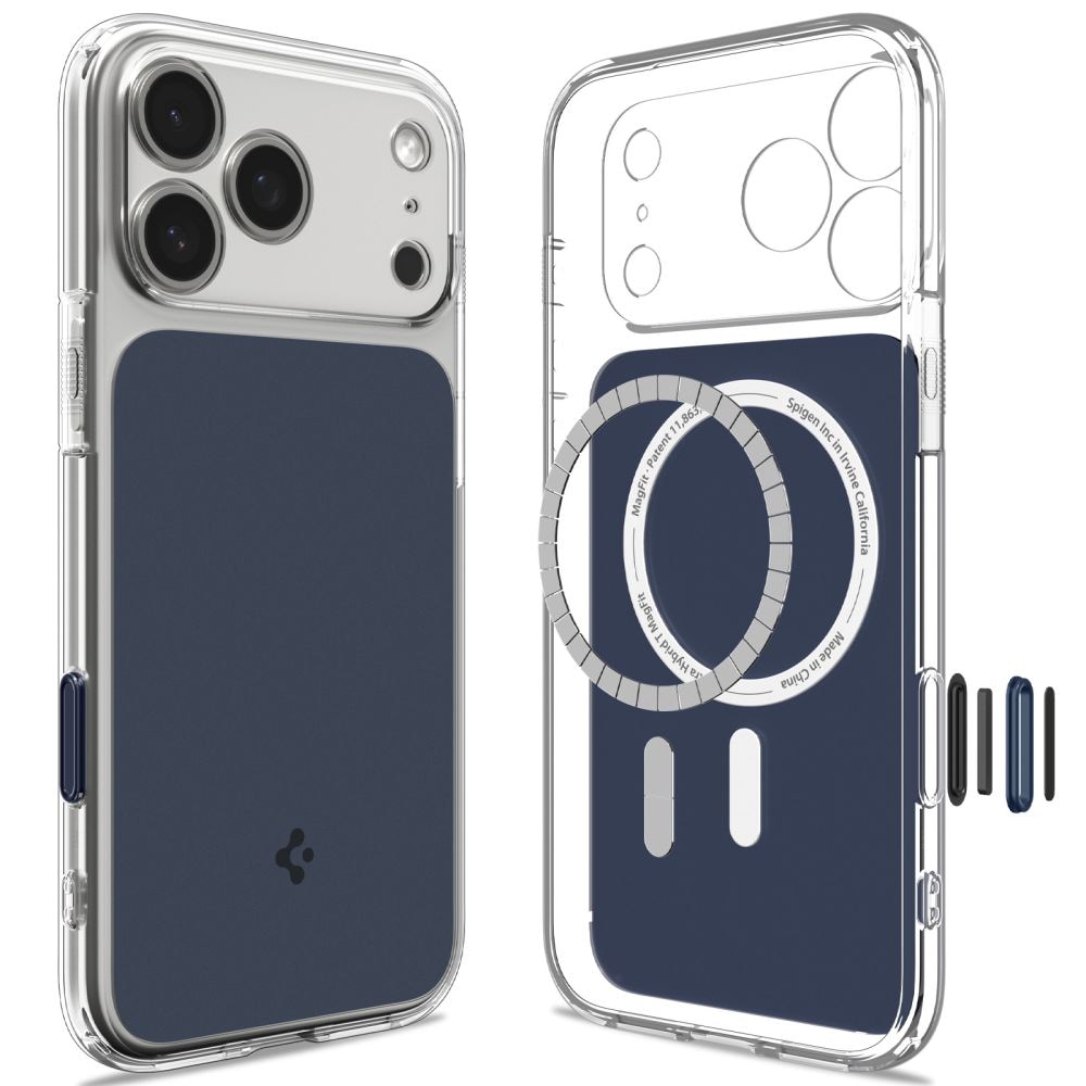 Spigen Ultra Hybrid MagSafe-etui til iPhone 18 Pro Max / 17 Pro Max – matblå