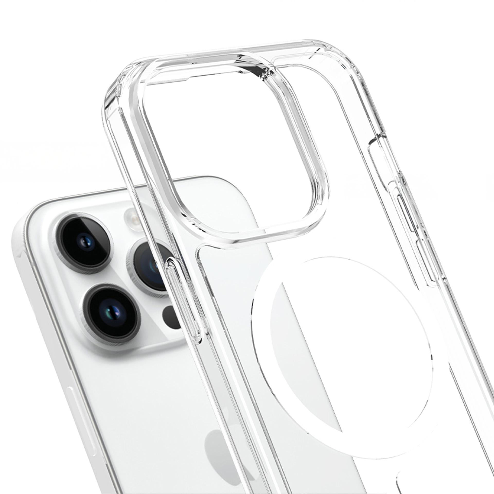 3mk Armor MagCase för iPhone 16 Pro – genomskinligt