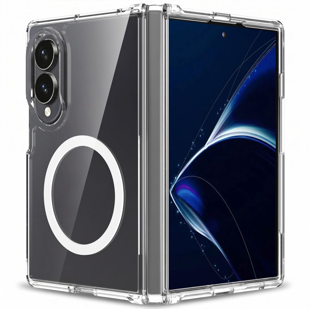 Tech-Protect FlexAir Hybrid MagSafe-fodral för Samsung Galaxy Z Fold 8 – genomskinligt