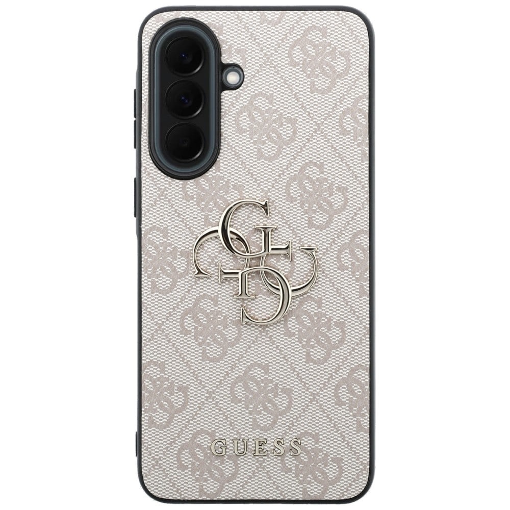Guess Leather 4G metal-logo-etui til Samsung Galaxy A37 5G – lyserød