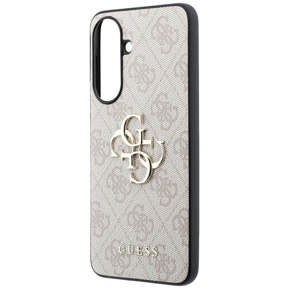 Guess Leather 4G metal-logo-etui til Samsung Galaxy A37 5G – lyserød
