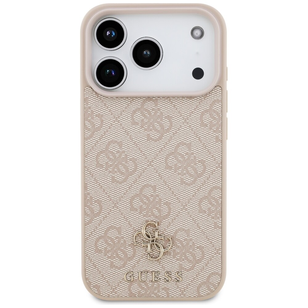 Guess 4G Small Classic Logo MagSafe-etui til iPhone 18 Pro / 17 Pro – lyserød