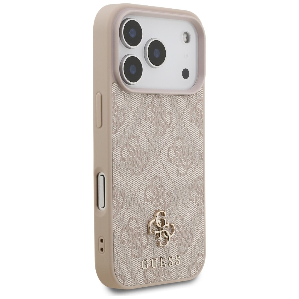 Guess 4G Small Classic Logo MagSafe-etui til iPhone 18 Pro / 17 Pro – lyserød