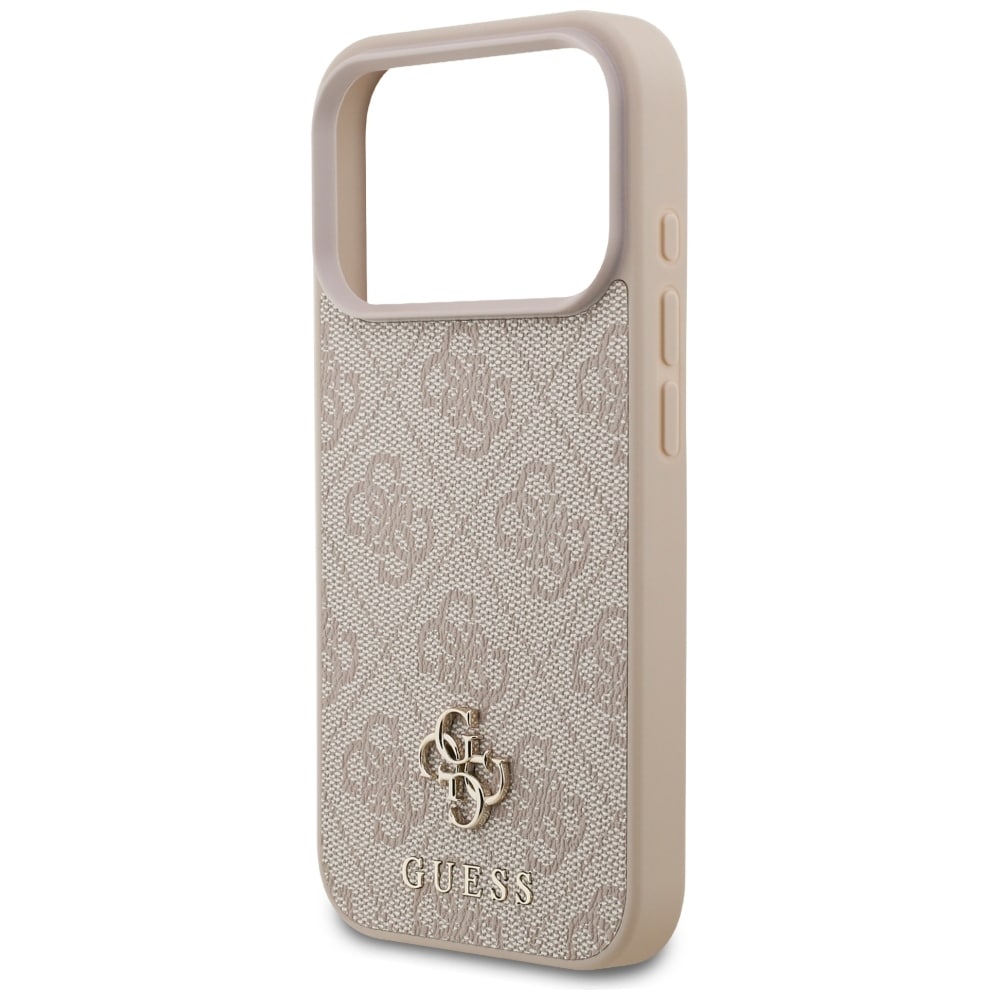 Guess 4G Small Classic Logo MagSafe-etui til iPhone 18 Pro / 17 Pro – lyserød