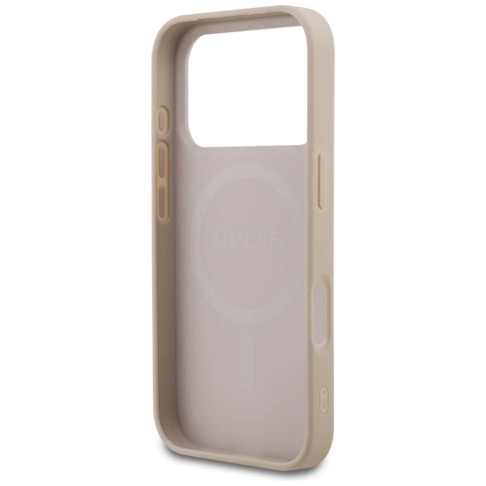 Guess 4G Small Classic Logo MagSafe-etui til iPhone 18 Pro / 17 Pro – lyserød