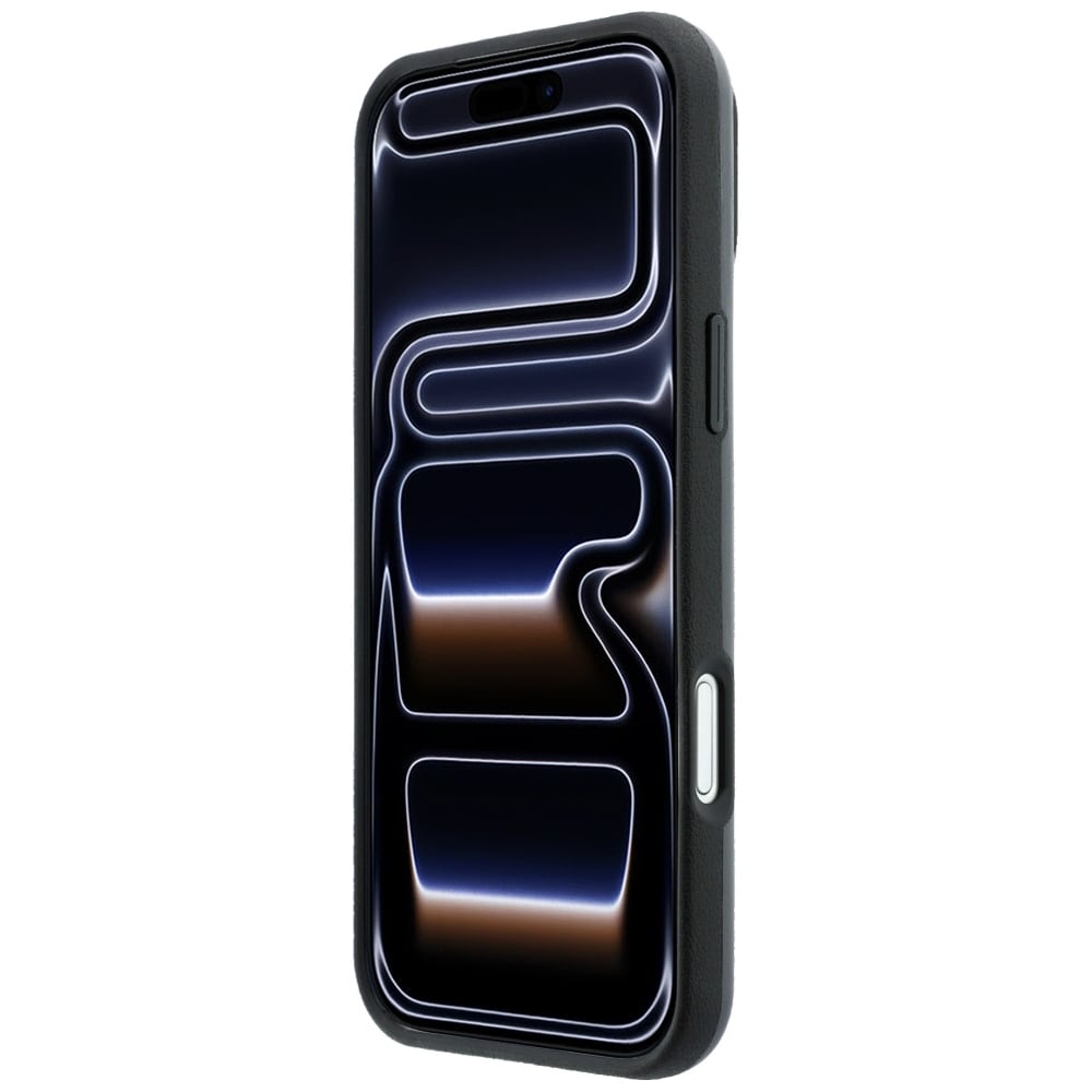 BMW M Blue Perfo Metal Logo MagSafe-etui til iPhone 18 Pro / 17 Pro – Grå