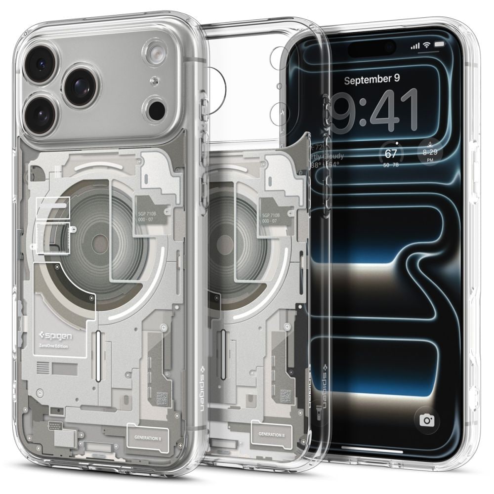Spigen Ultra Hybrid MagSafe Zero One-fodral för iPhone 18 Pro / 17 Pro – titan