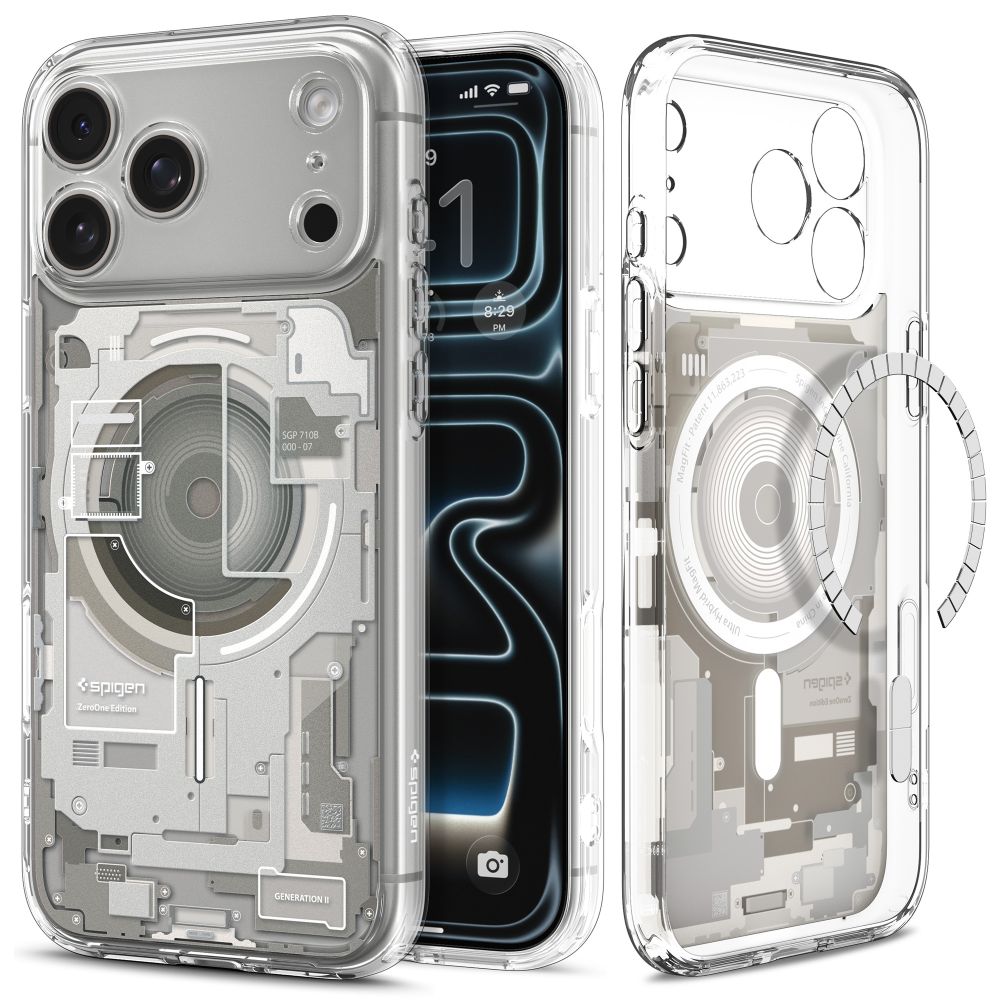 Spigen Ultra Hybrid MagSafe Zero One-etui til iPhone 18 Pro / 17 Pro – Titanium