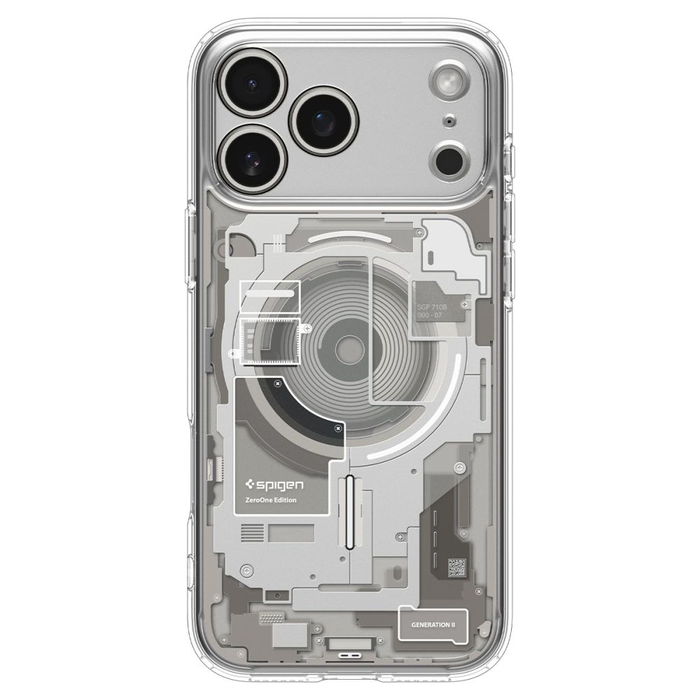 Spigen Ultra Hybrid MagSafe Zero One-etui til iPhone 18 Pro / 17 Pro – Titanium