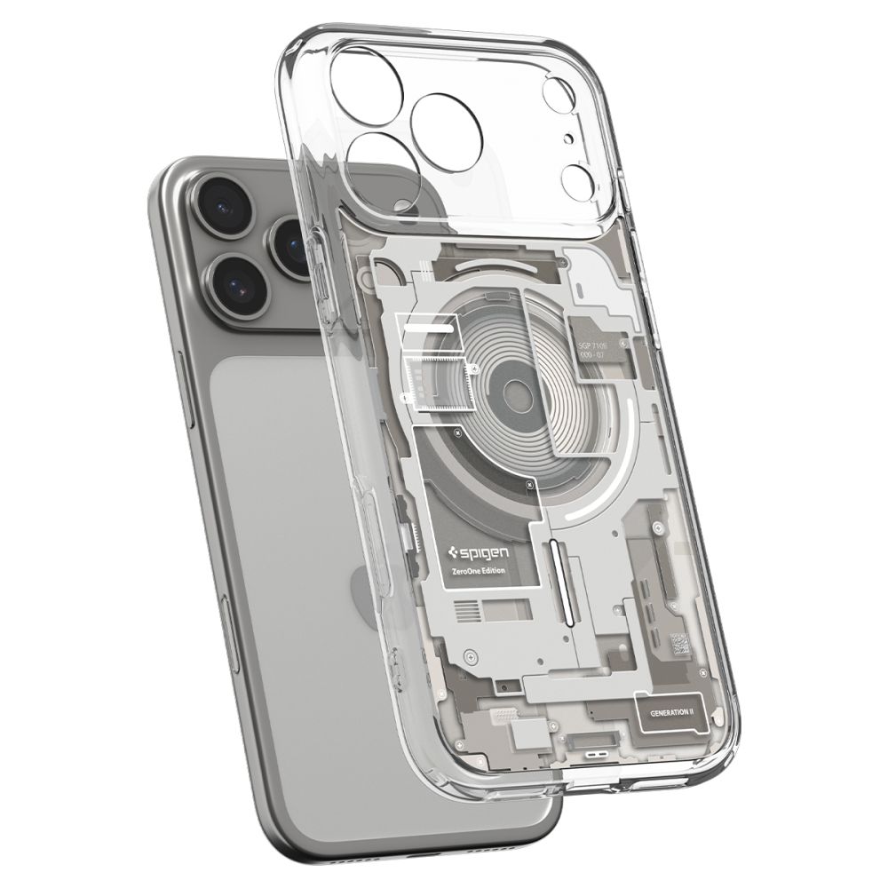 Spigen Ultra Hybrid MagSafe Zero One-etui til iPhone 18 Pro / 17 Pro – Titanium