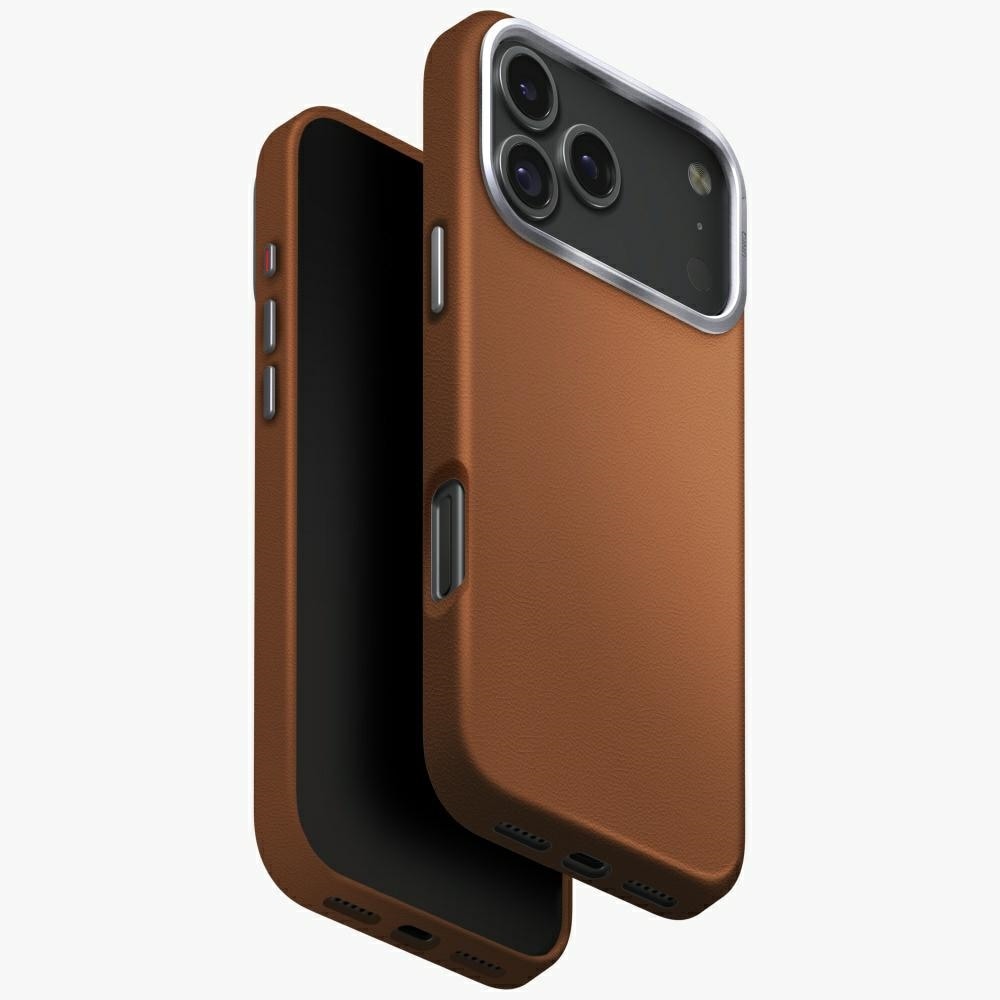 Uniq Lyden Magclick-laddningsfodral för iPhone 17 Pro Max – Brunt