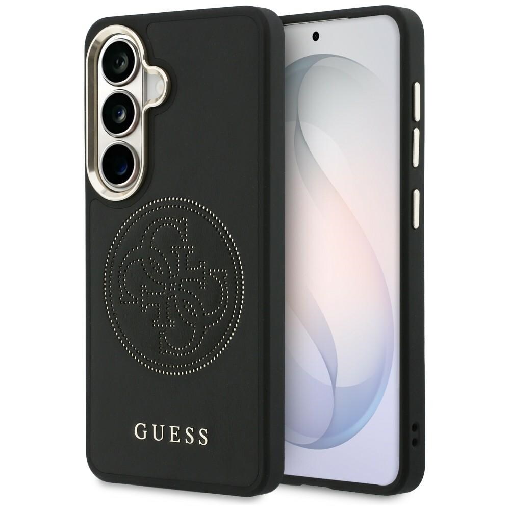 Guess MagSafe-fodral med perforerat logo för Samsung Galaxy S26 – Svart