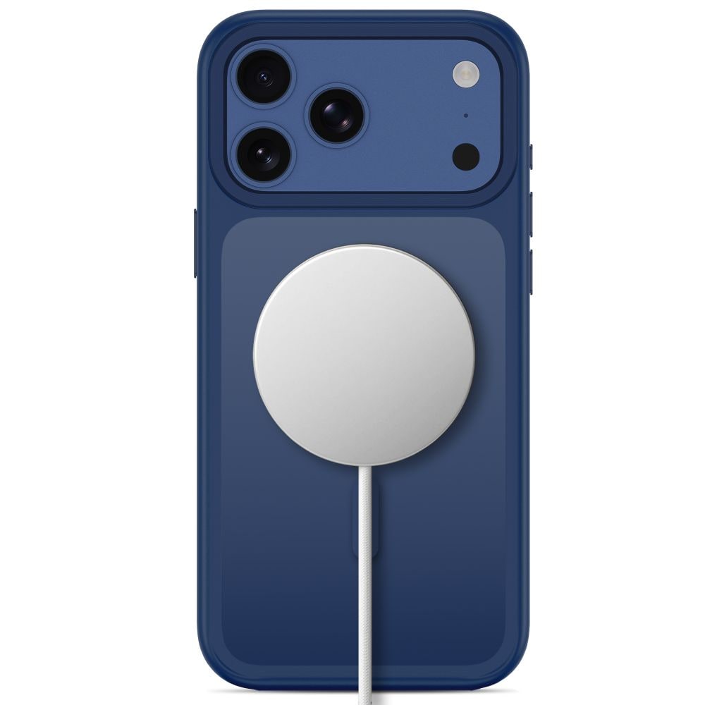 Tech-Protect Magmat Magsafe CC-etui til iPhone 18 Pro Max / 17 Pro Max – mat marineblå
